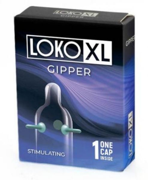 Изображение товара Насадка Loko XL Gipper с возбуждающим эффектом №1 Насадка Loko XL Gipper с возбуждающим эффектом №1 фотография