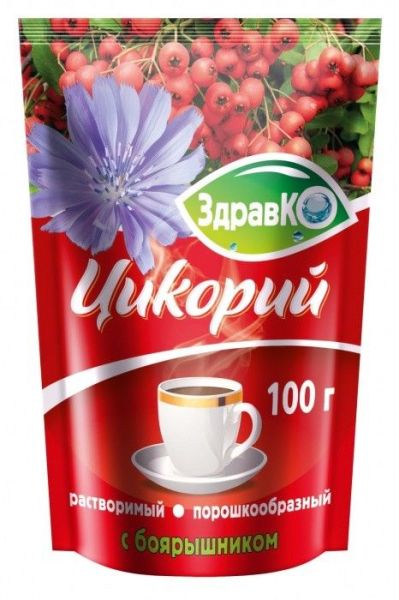 Изображение товара Цикорий раст.дойпак zip с боярышником здравко 100г Цикорий раст.дойпак zip с боярышником здравко 100г фотография